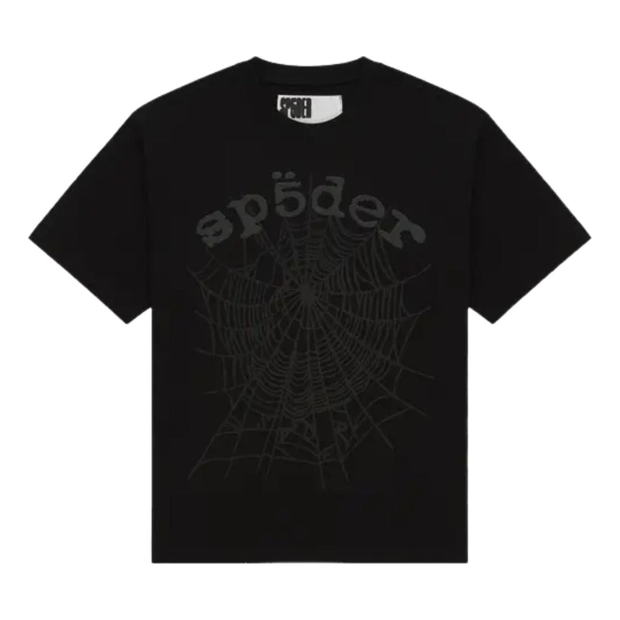 Sp5der Phantom Og Web V2 T-Shirt 'Black' TE034FW25BLK