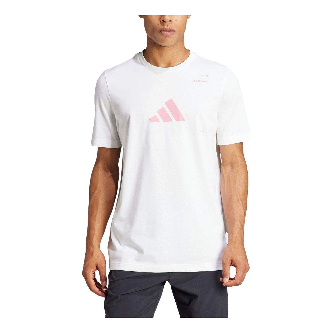 adidas Aeroready Padel Category Graphic T-shirt Asia Sizing 'White' IS5212