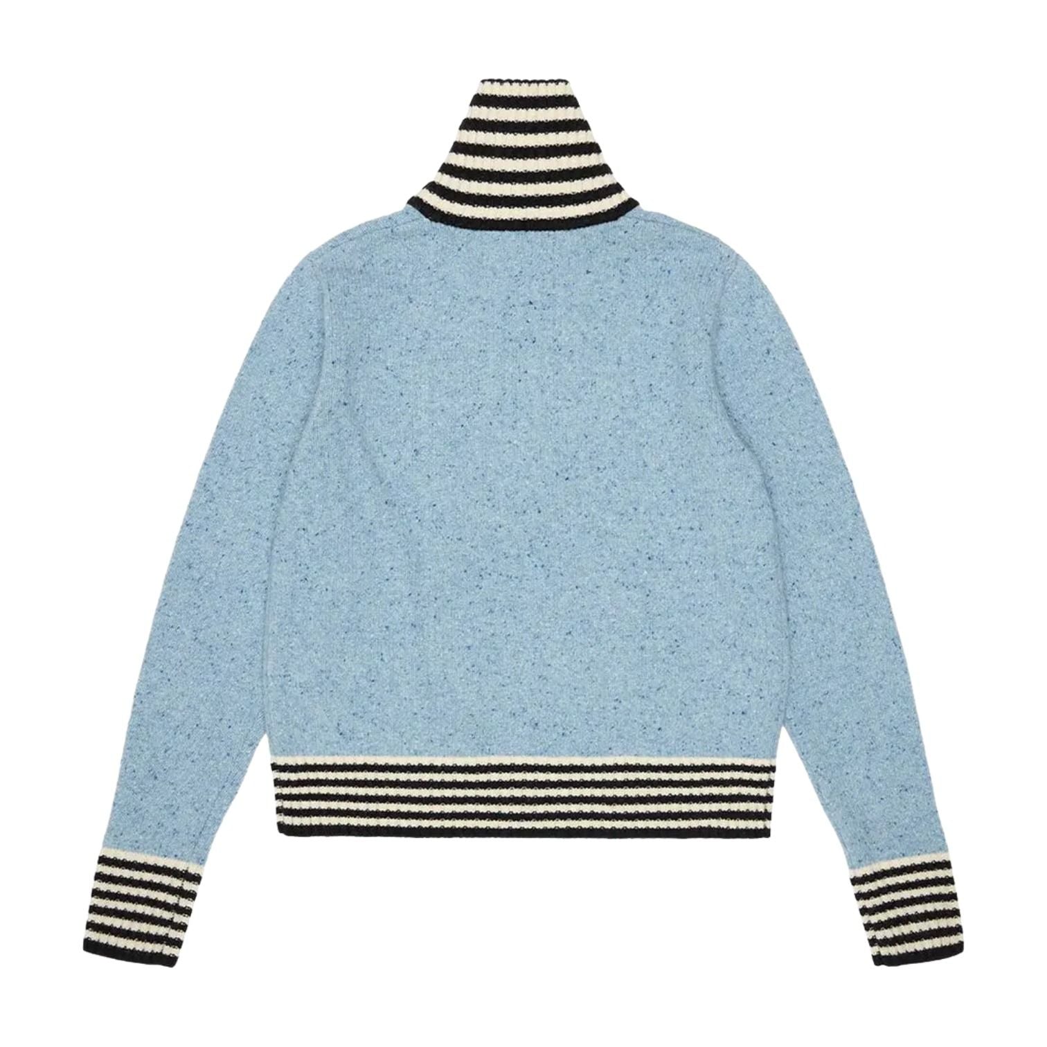 Denim Tears University Zip Up Sweater 'Blue' FW25TSA10731811