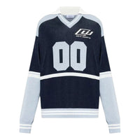 Off-White OWR 00 Sporty Knit Long-Sleeve Polo 'Black' 44MHV008S26K001001