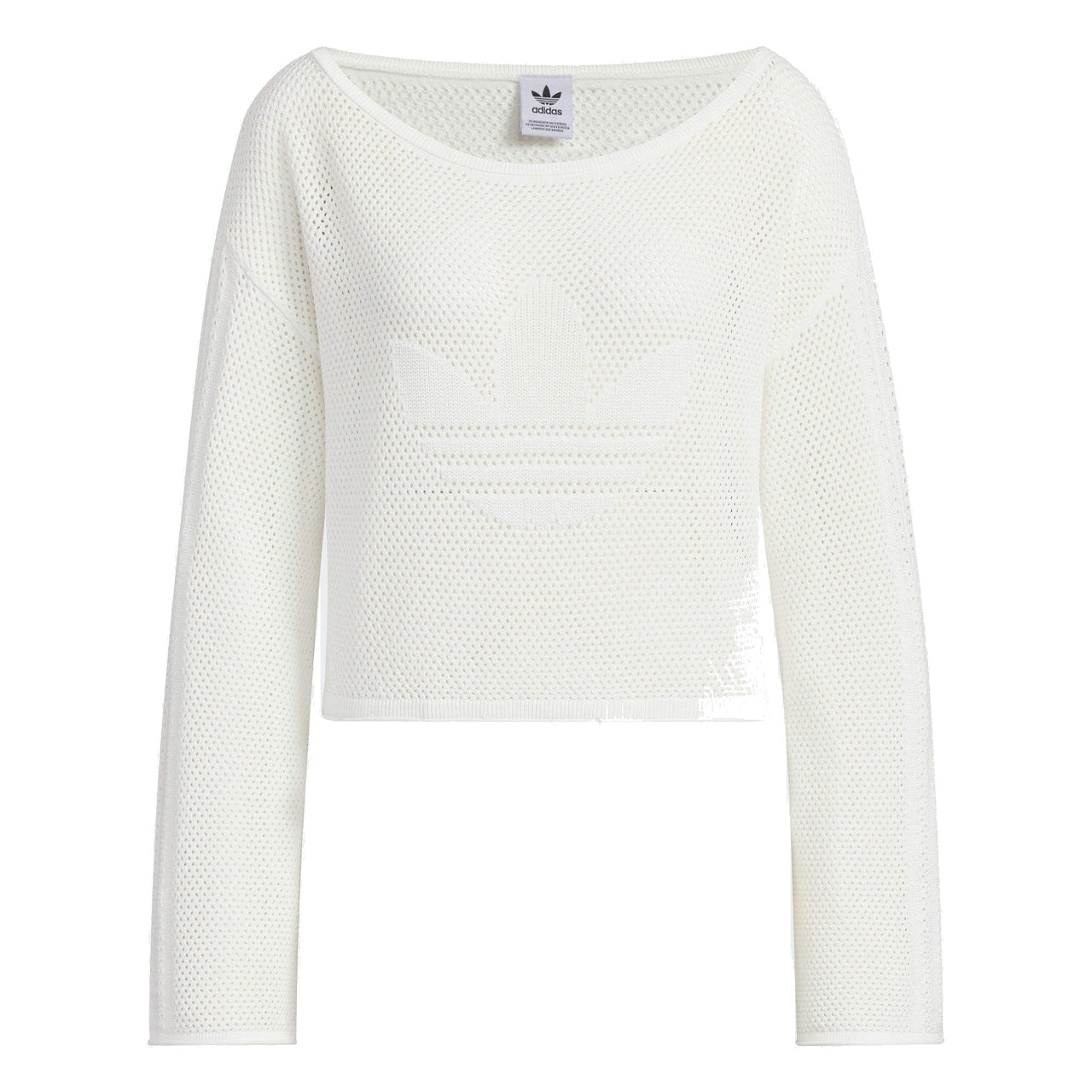 (WMNS) adidas Summer Knit Sheer Long Sleeve Top 'White' JI7043