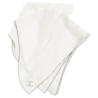 CHANEL Silk Headwraps Women's Ivory