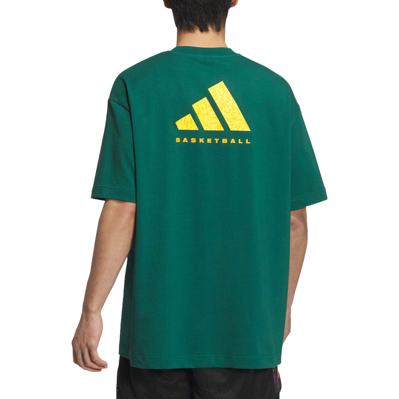 adidas Basketball Graphic T-shirt Asia Sizing 'Green' JC6789