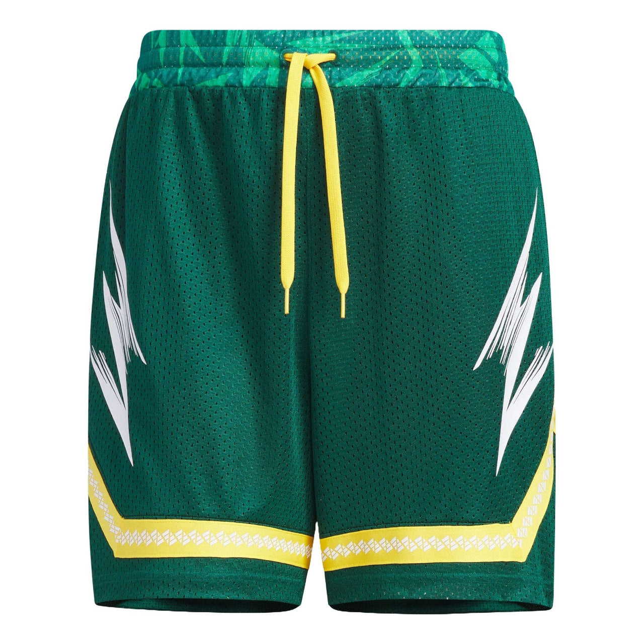 adidas Basketball Graphic Shorts Asia Sizing 'Green' JC6792