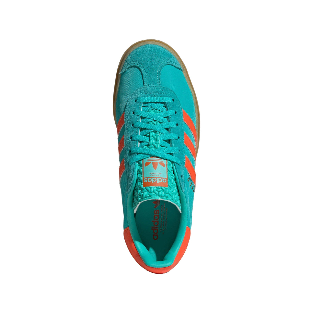 (WMNS) adidas Gazelle Bold 'Mint Rush Impact Orange' IG4386