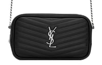 SAINT LAURENT LOU Cow Leather Camera Bags Crossbody Bag Shoulder Bag Women's Black