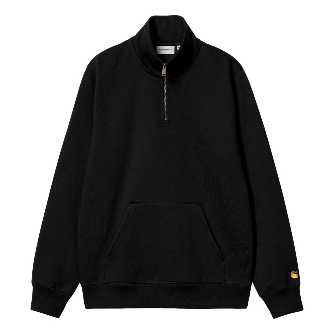 Carhartt WIP Chase Fleece Half Zip Up Sweatshirt 'Black' I033665-00F-XX
