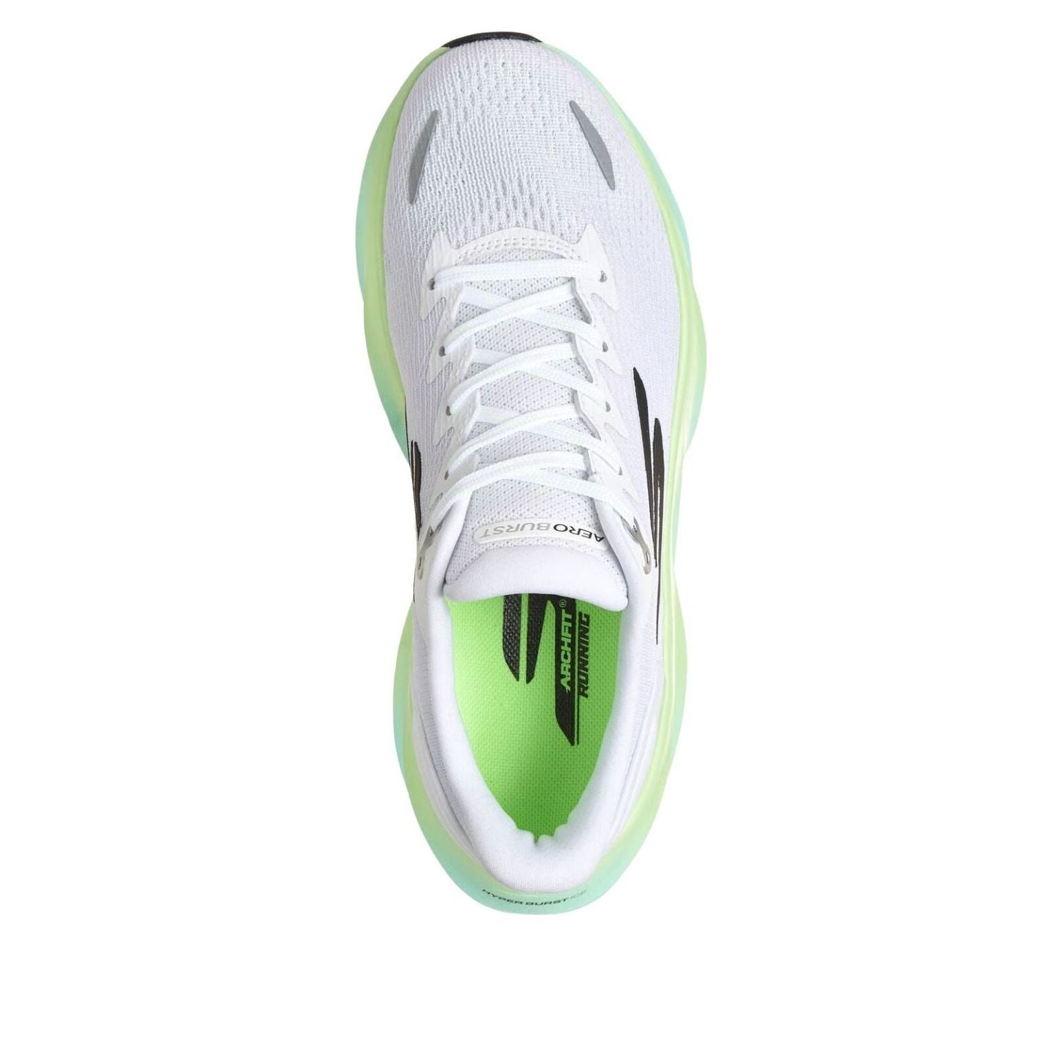 (WMNS) Skechers Aero Burst 'White Lime' 172210-WLM