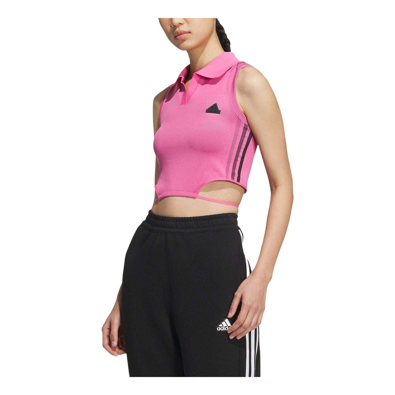 (WMNS) adidas Dance Tank Asia Sizing 'Pink Black' JJ3552