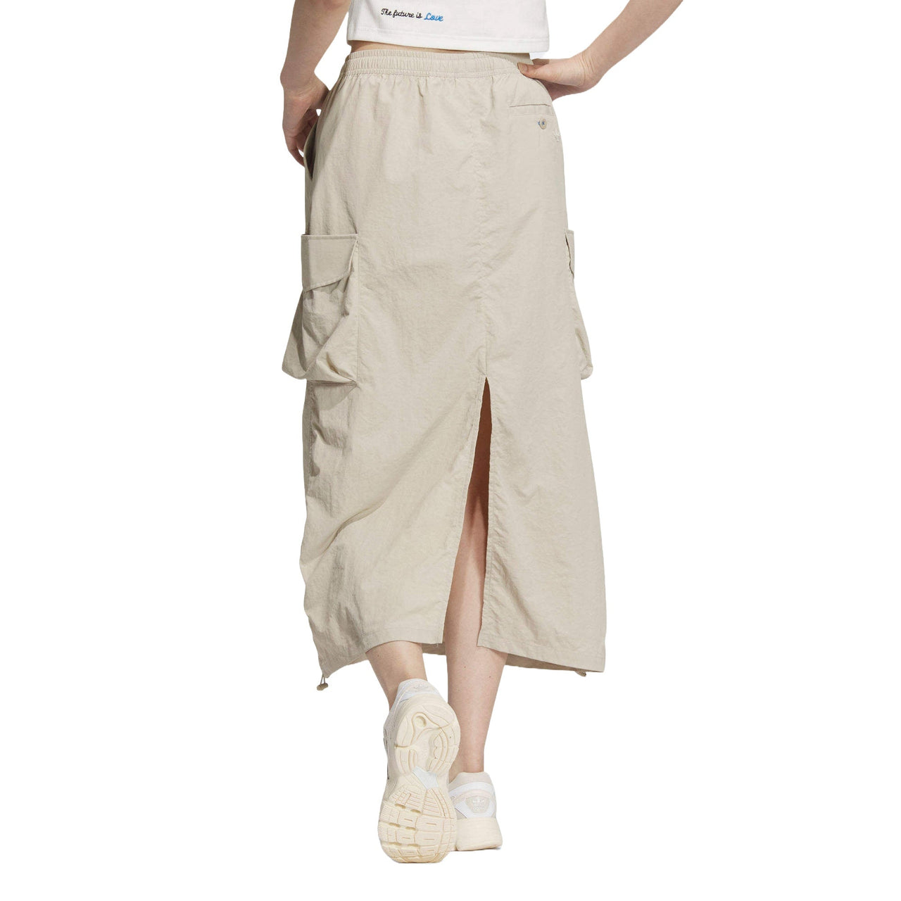 (WMNS) adidas Chinese Valentine's Day Long Skirt 'Khaki' JM2714