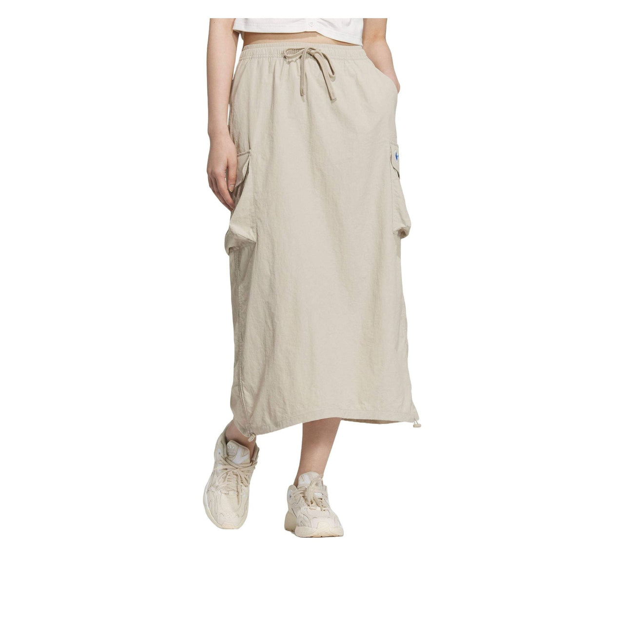 (WMNS) adidas Chinese Valentine's Day Long Skirt 'Khaki' JM2714