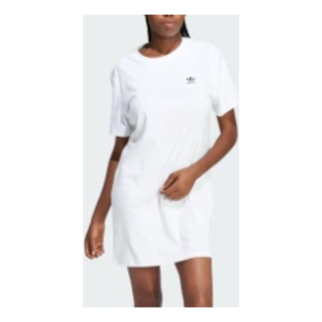 (WMNS) adidas Trefoil Dress 'White Black' IN8459