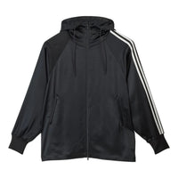 (WMNS) adidas x Y-3 Tech Silk Zip Hoodie 'Black White' IQ1798
