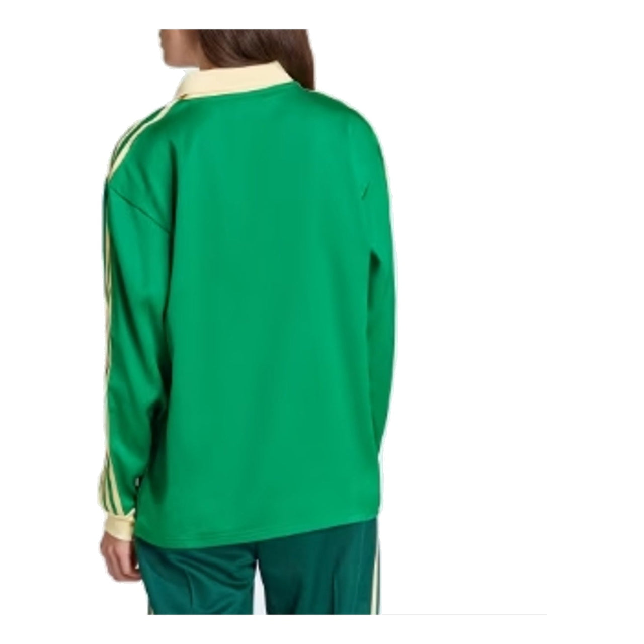 (WMNS) adidas 3-Stripes Satin Long Sleeve T-Shirt 'Green' IR6102