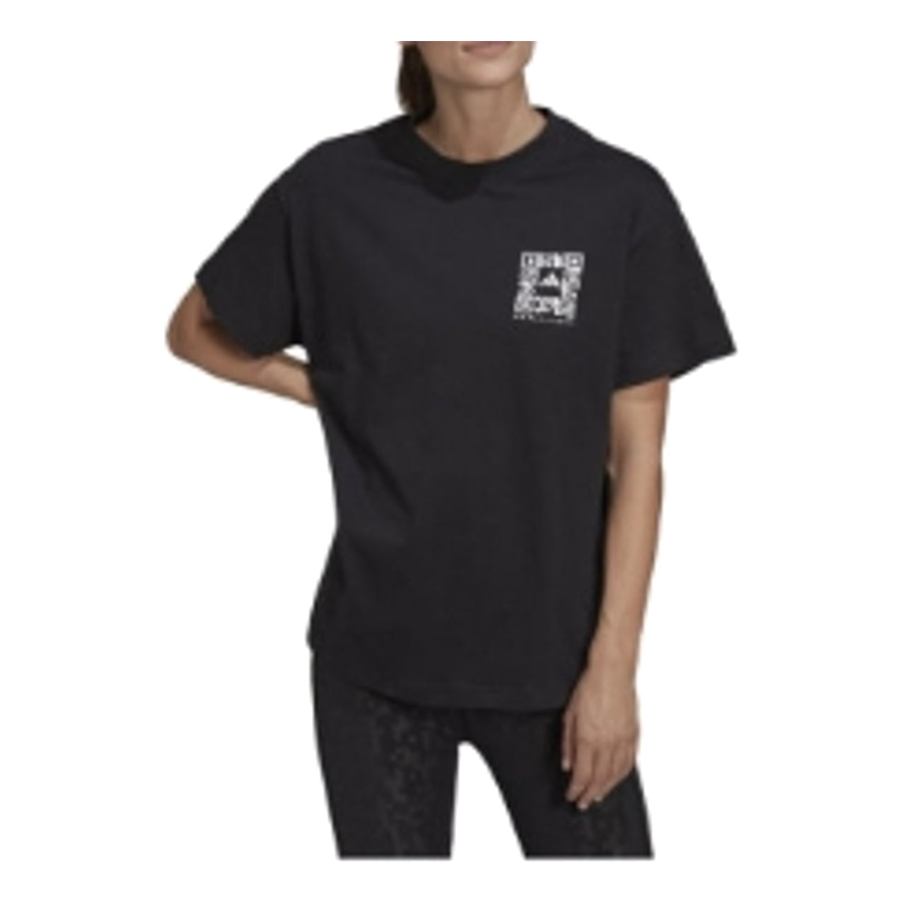 (WMNS) adidas x Karlie Kloss Crop T-Shirt 'Black' HB1438