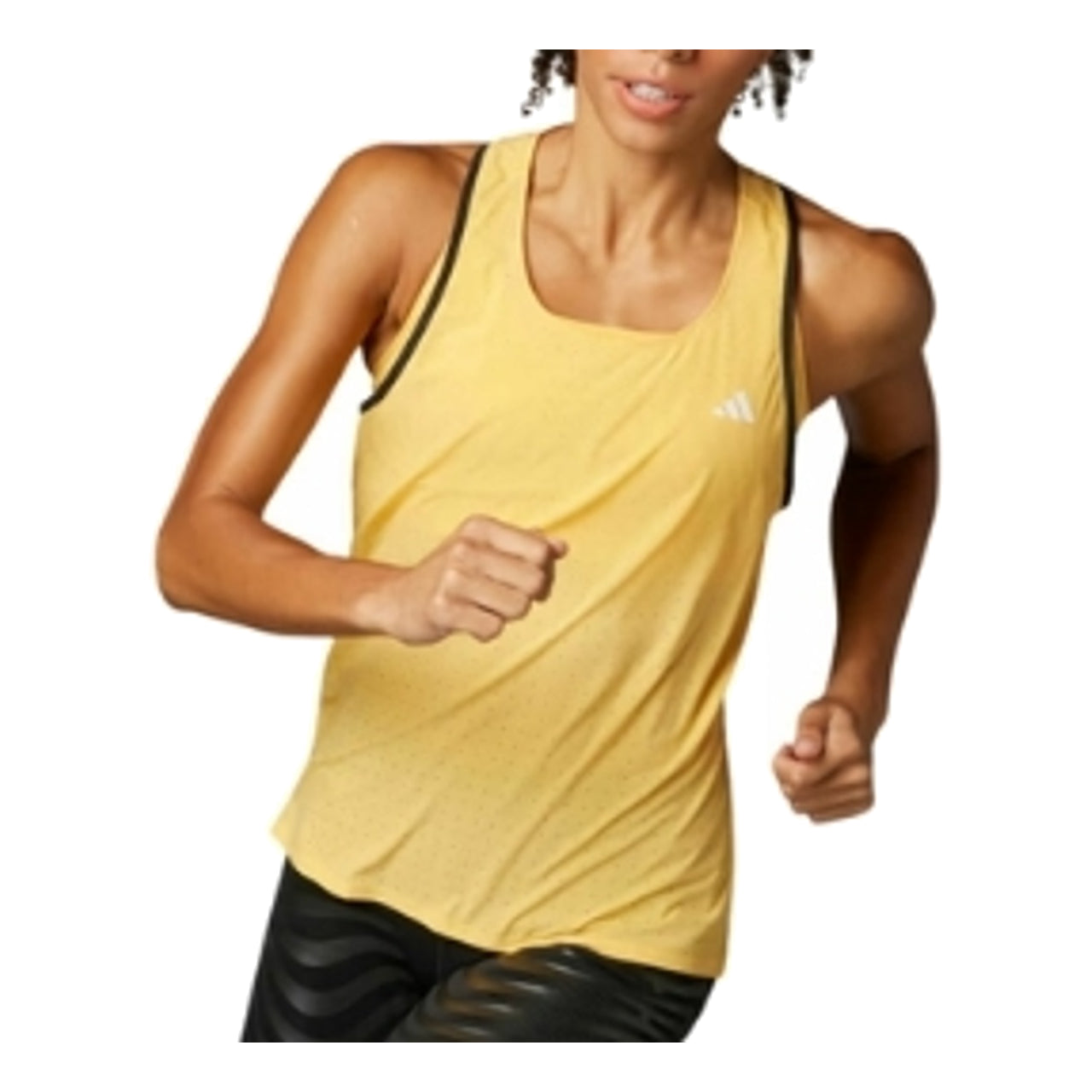 (WMNS) adidas Adizero Running Tank Top 'Yellow' IN1117