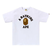 A Bathing Ape College T-Shirt 'White' 1M30110001-WHITE