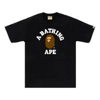 A Bathing Ape College T-Shirt 'Black' 1M30110001-BLACK