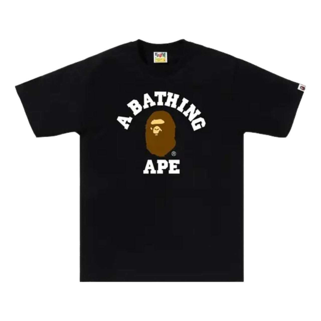 A Bathing Ape College T-Shirt 'Black' 1M30210001-BLACK