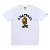 A Bathing Ape College T-Shirt 'White' 1M30210001-WHITE