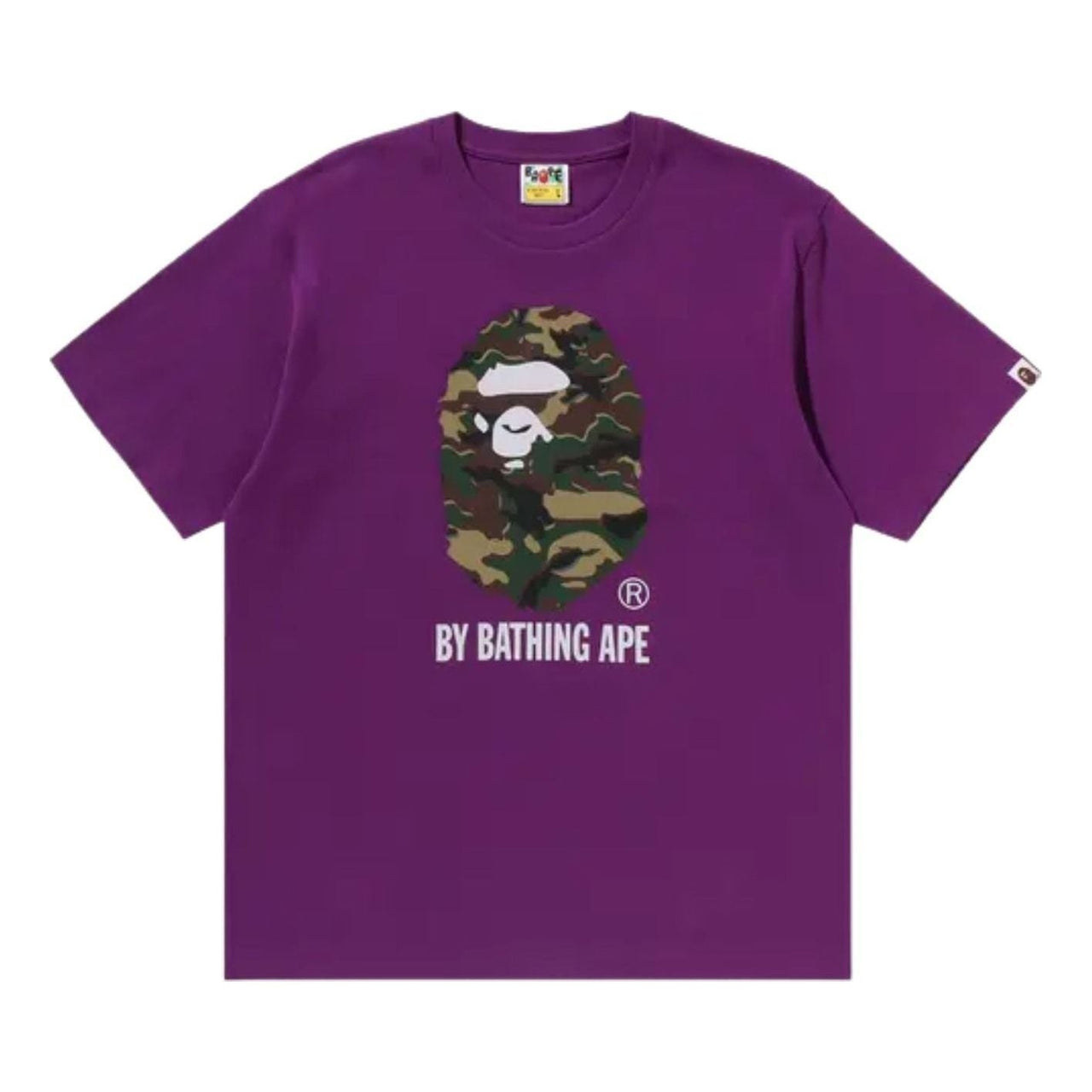 A Bathing Ape Glitch Woodland Camo T-Shirt 'Purple' 1M30110346-PURPLE