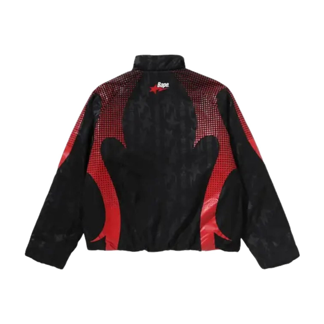 A Bathing Ape Aba Frame Monogram Jacquard Multi Logo Padded Jacket 'Black' 1M30141303-BLACK