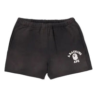 A Bathing Ape Vintage Washed College Sweat Shorts 'Grey' 1M30253301-CHARCOAL