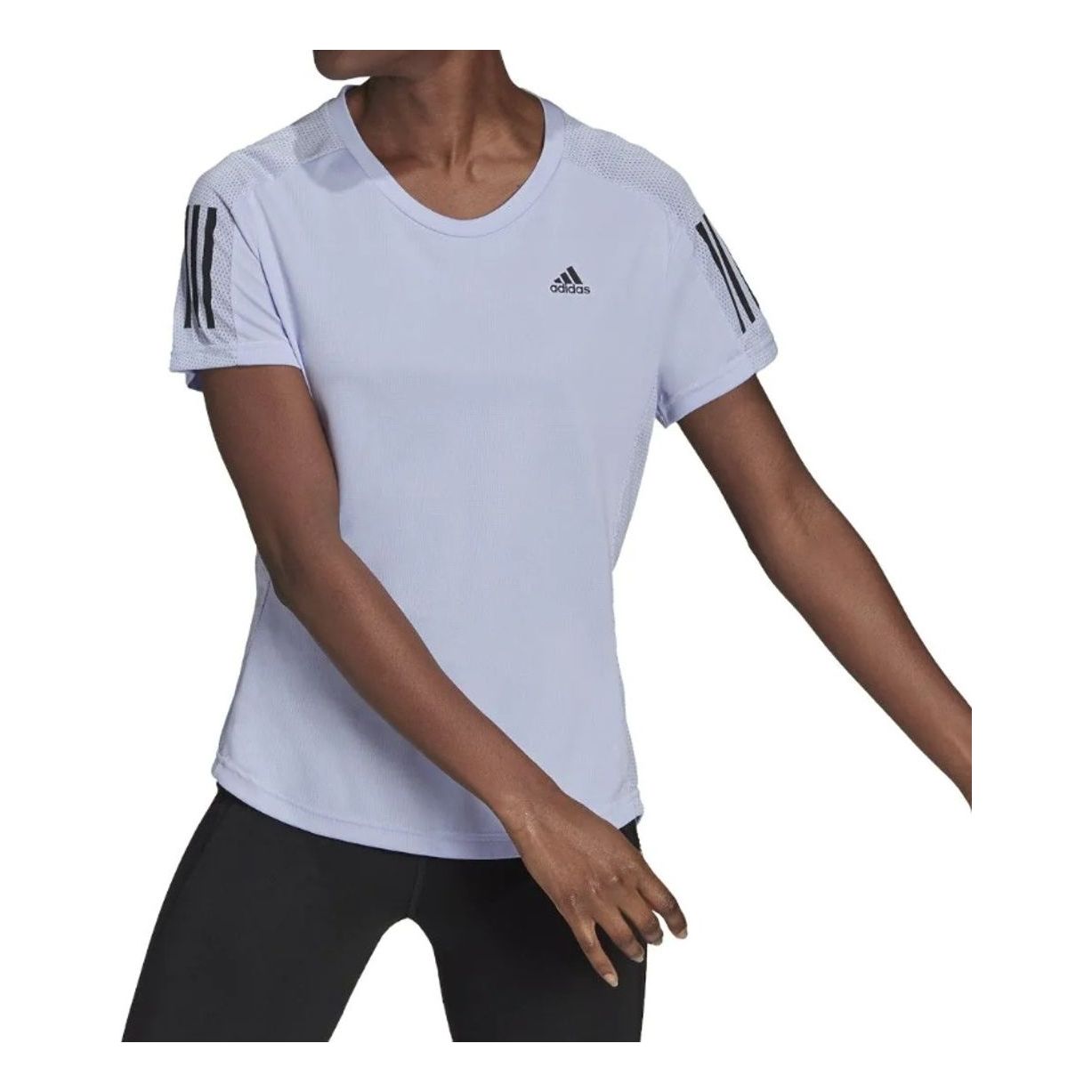 (WMNS) adidas Own The Run T-Shirt 'Purple' H30042