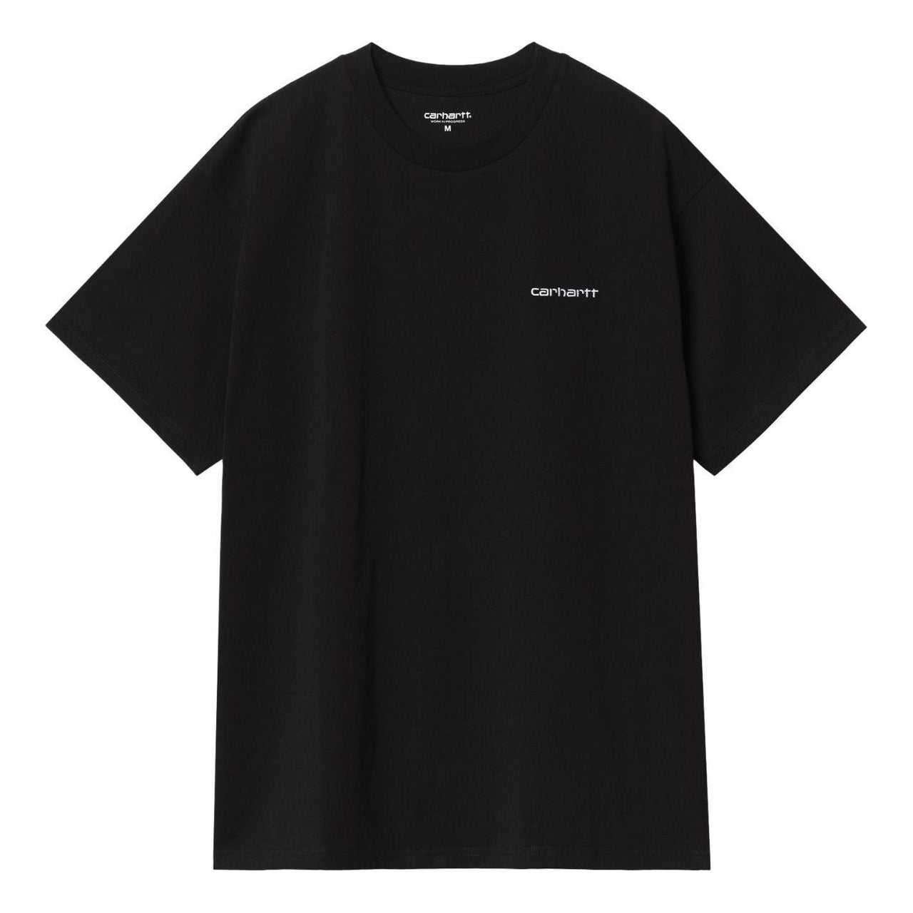 Carhartt WIP Script Embroidery Short Sleeve T-Shirt 'Black' I030435-0D2-XX