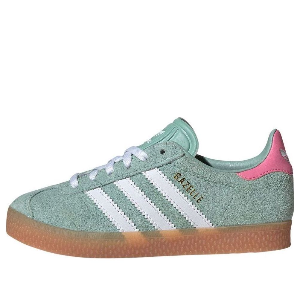 (PS) adidas Gazelle 'Hazy Green White Pink' ID6555