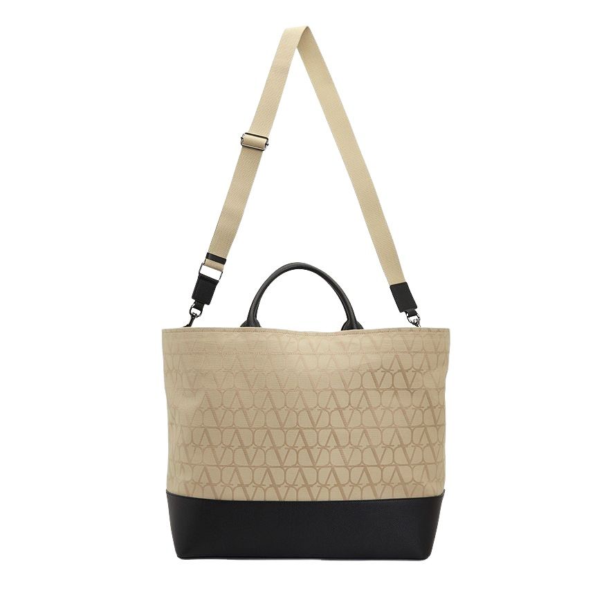 Valentino SS24 Tote Bag 'Beige Black' B0C55HND716