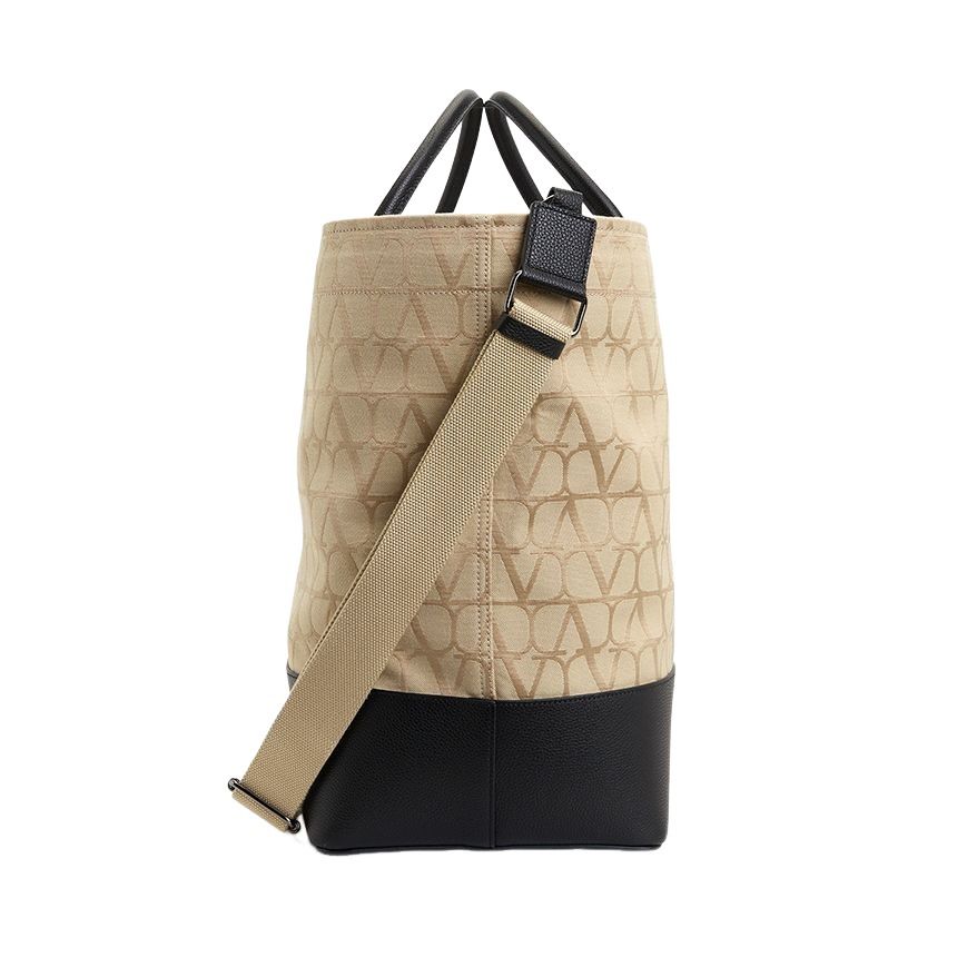 Valentino SS24 Tote Bag 'Beige Black' B0C55HND716