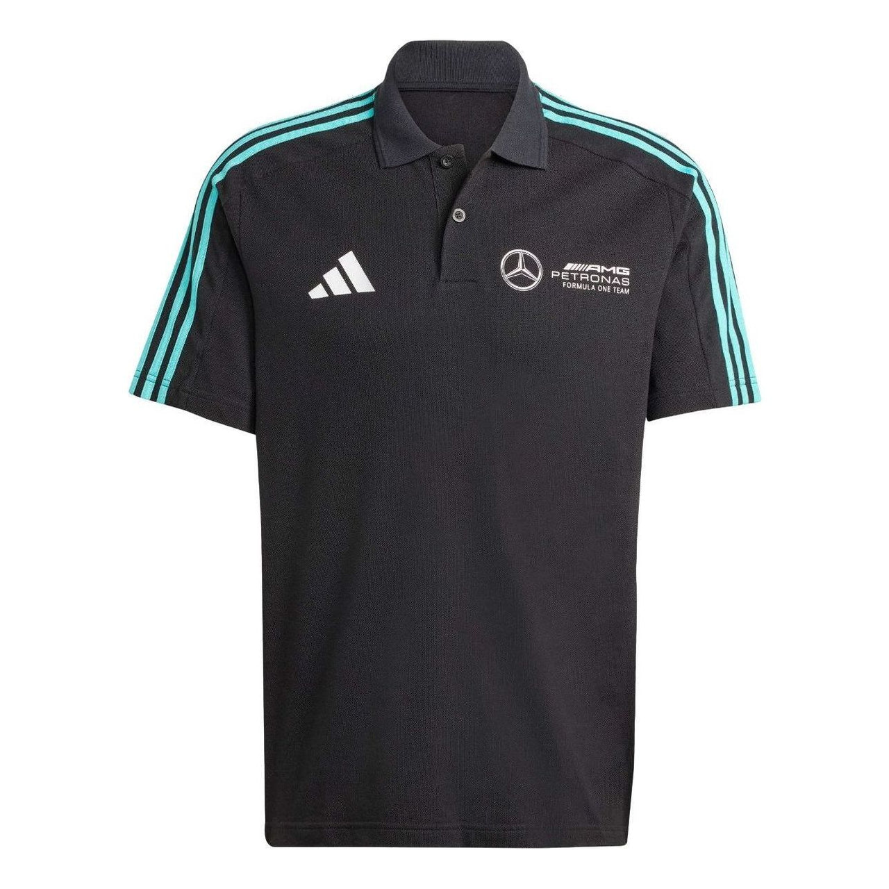 adidas Mercedes AMG Petronas Formula One Team DNA Polo Shirt 'Black' JV5430