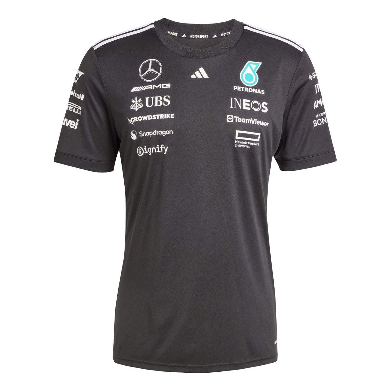 adidas Mercedes AMG Petronas Formula One Team Black Driver Jersey 'Black' JW5361