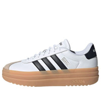 (WMNS) adidas VL Court Bold 'White Black Beige' IH3083