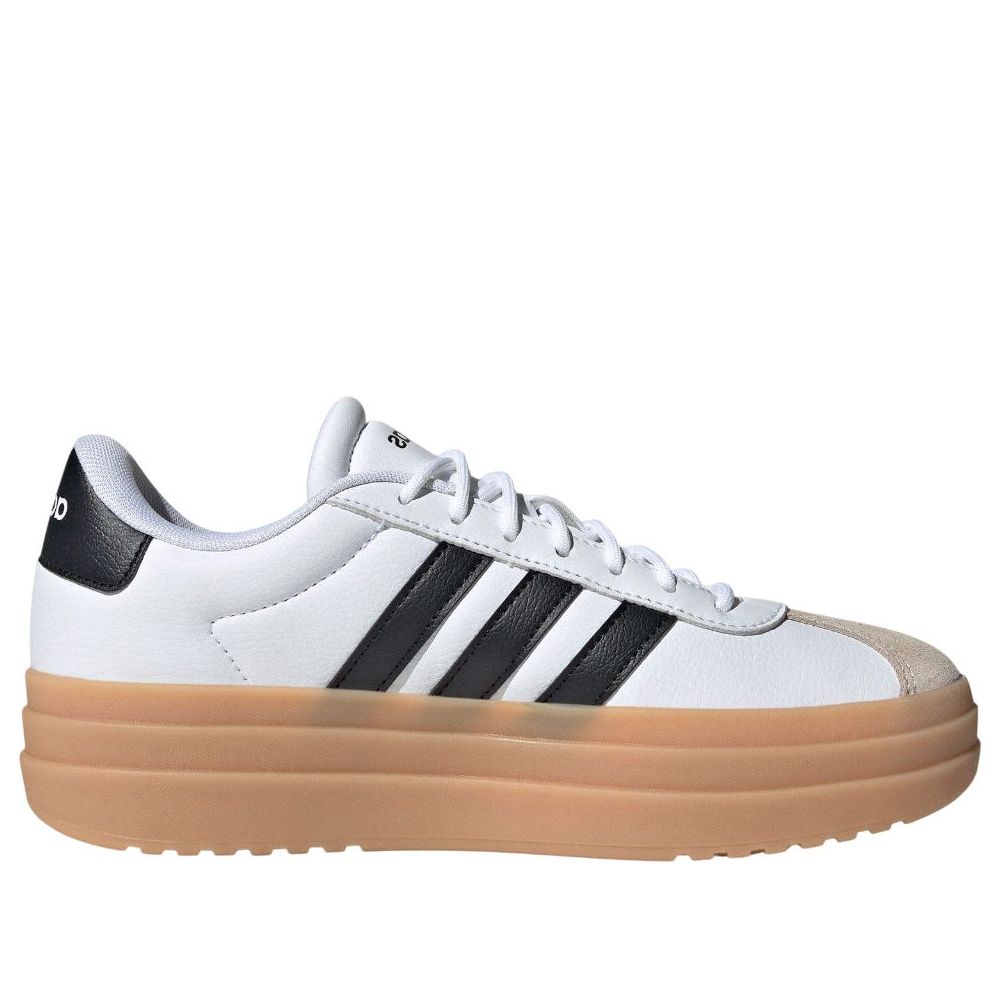 (WMNS) adidas VL Court Bold 'White Black Beige' IH3083