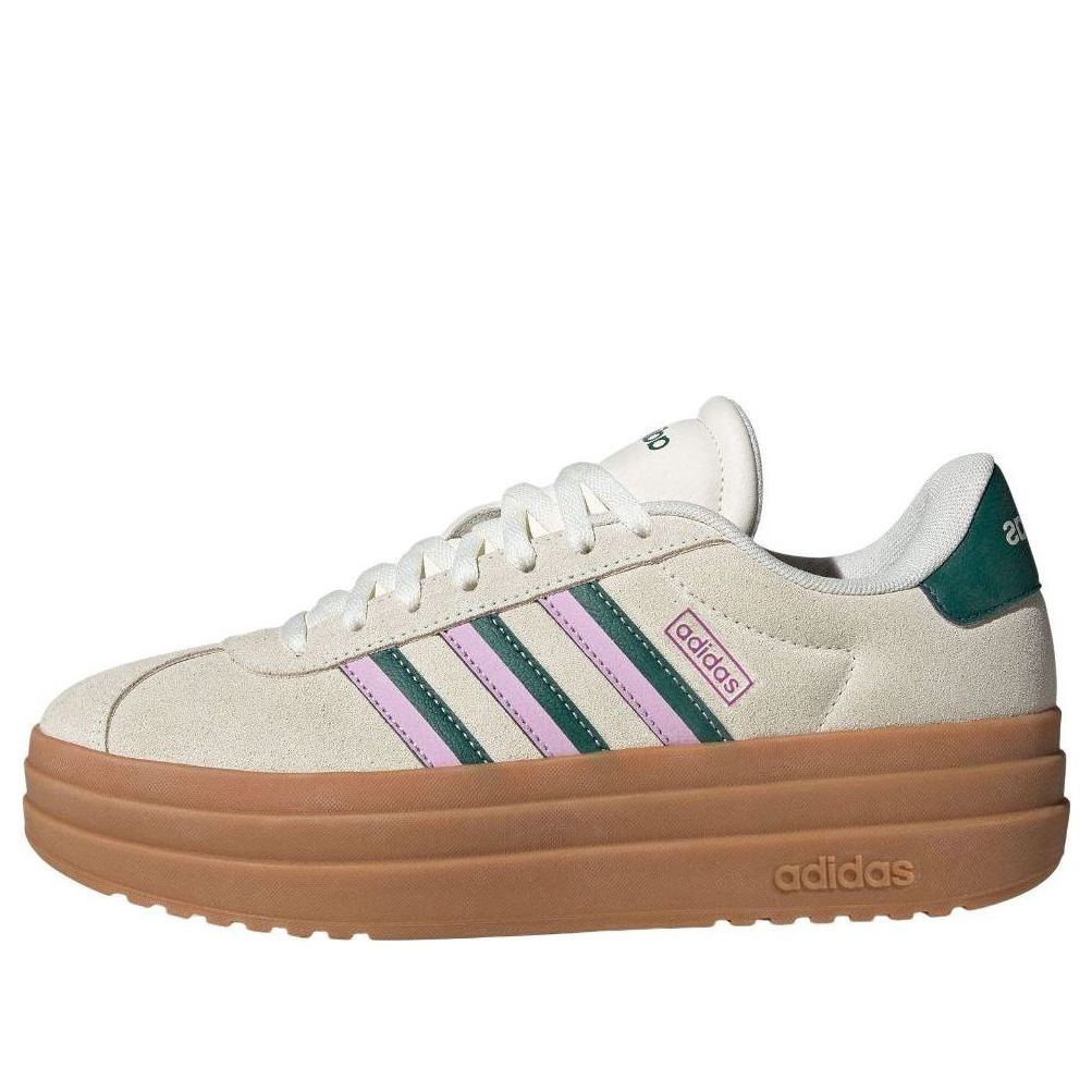 (WMNS) adidas VL Court Bold 'Beige Green Pink' JI1788
