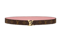 LOUIS VUITTON Belt Lv Initiales Reversible Monogram