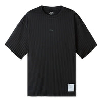 Satisfy Auralite Pleated T-Shirt 'Black' 11043-00001-SA