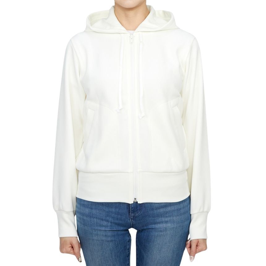 (WMNS) COMME des GARCONS PLAY FW25 x Invader Zipped Hoodie 'White' AZ-T333-051-3