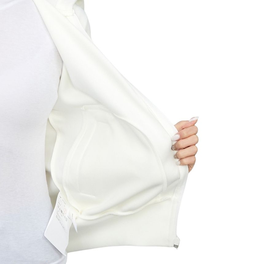 (WMNS) COMME des GARCONS PLAY FW25 x Invader Zipped Hoodie 'White' AZ-T333-051-3