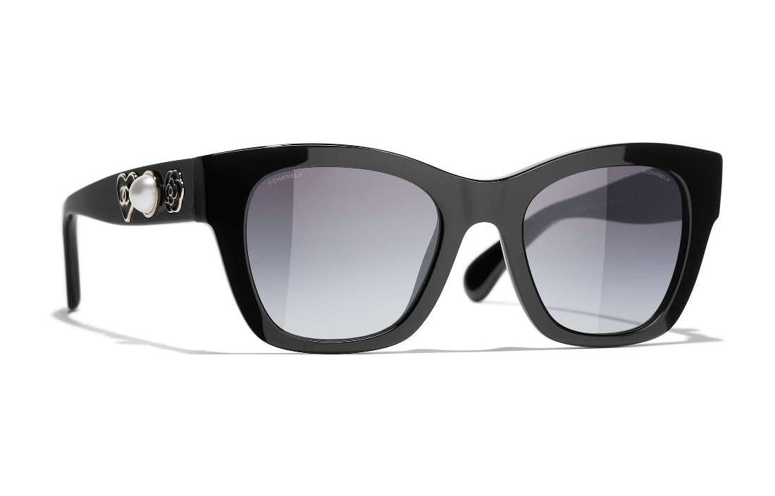 CHANEL Sunglasses Unisex Black