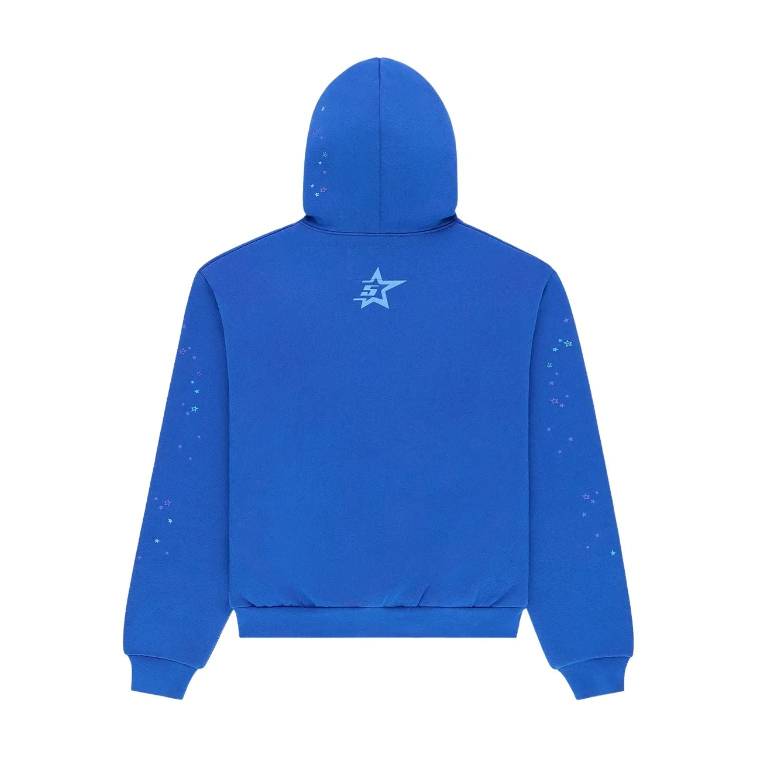 Sp5der Rhinestone Punk V2 Hoodie 'Blue' ST041SS26BLU
