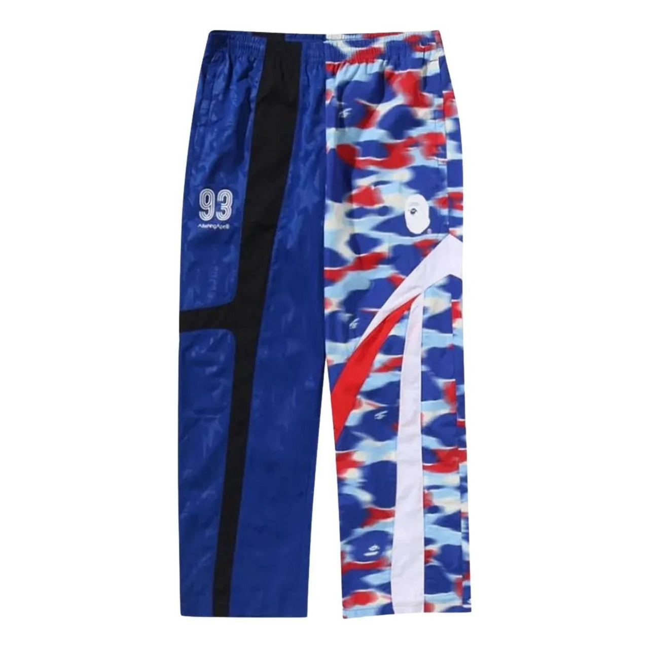 A Bathing Ape Split Relaxed Fit Track Pants 'Blue' 1M30-152-311-BLUE