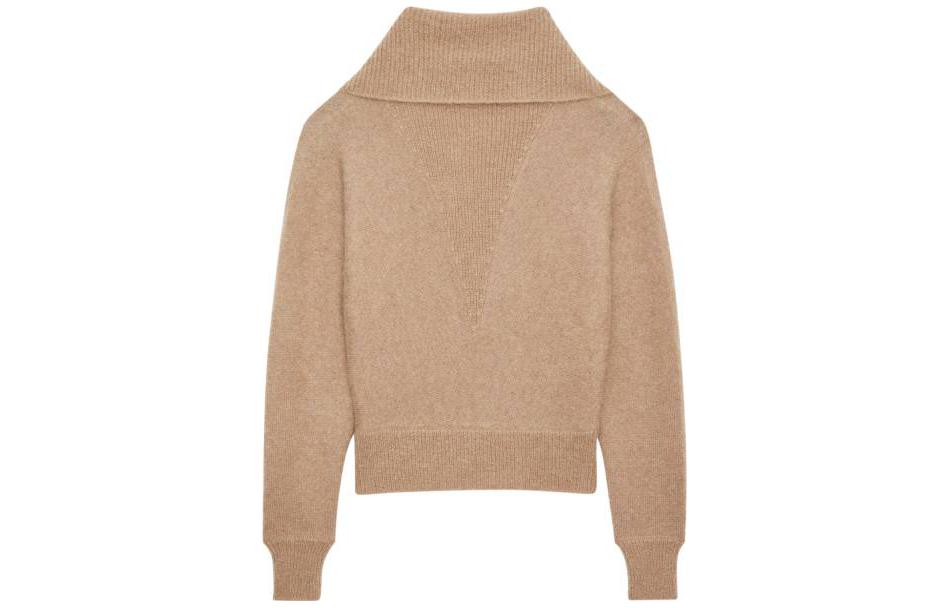 SAINT LAURENT Ribbed Trim Long-Sleeved Jumper
