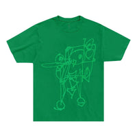 Cactus Jack by Travis Scott x Spongebob Doodlebob T-Shirt 'Green' 01945-10004CJBTSX-GREE-153