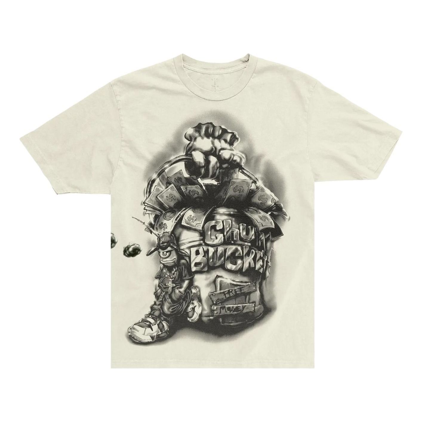 Cactus Jack by Travis Scott x Spongebob Chum Bucket T-Shirt 'White' 01945-10004CJBTSX-WHIT-727