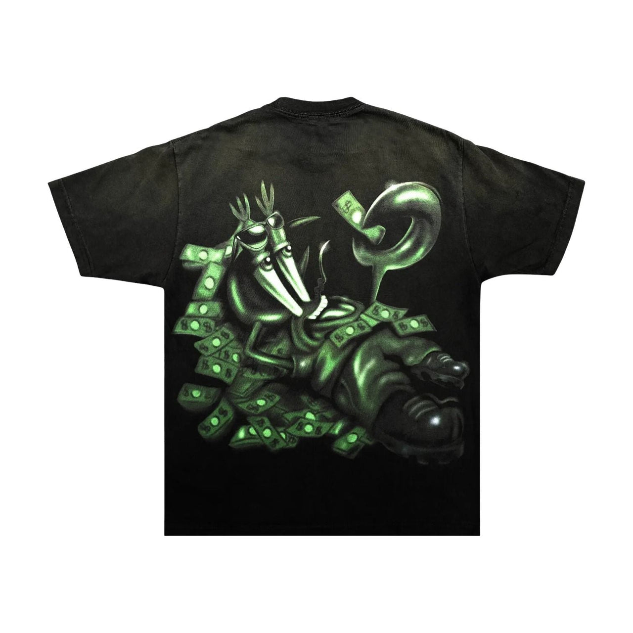 Cactus Jack by Travis Scott x Spongebob Mr Krabs T-Shirt 'Black' 01945-10004CJBTSX-BLAC-220