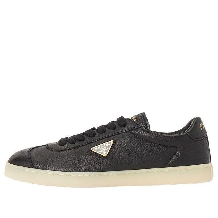 PRADA FW25 Deerskin Leather Sneaker 'Black' 2EE394-013-F0632
