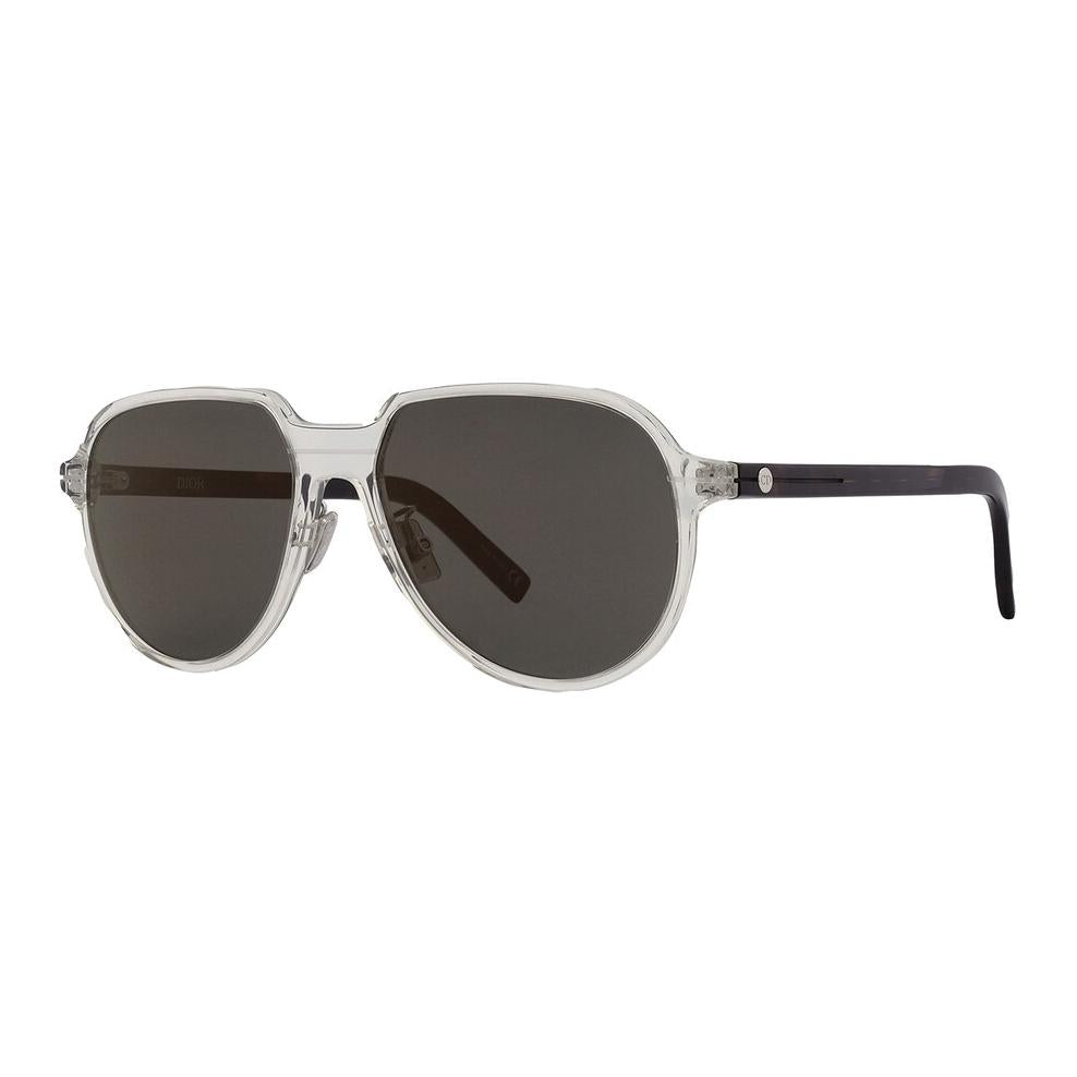DIOR Acetate Oval Sunglasses Men's Gray